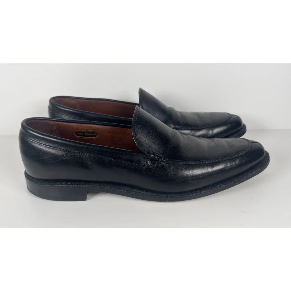 Allen Edmonds Mens STEEN Leather Oxford Loafer Dress Shoes Black US 11 B